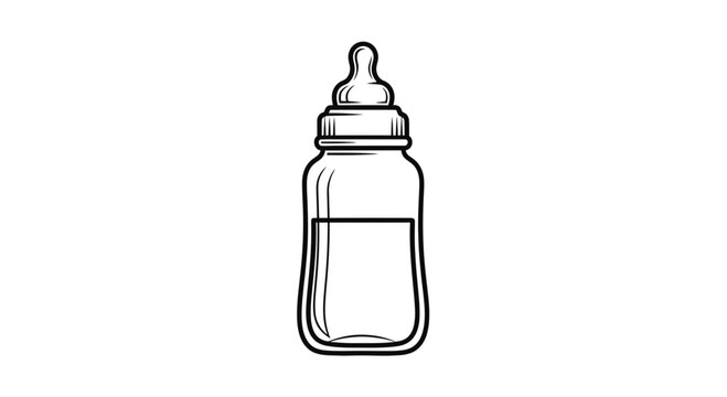 vector illustration of a medicine bottle