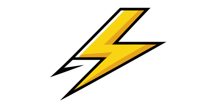 Lightning bolt icon vector set. Flash energy electric power symbol collection isolated on transparent background white background .vector