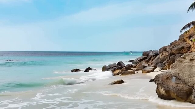 Seychelles island in Africa. Anse Source D'Argent, paradise beach. La Digue at Anse Lazio.