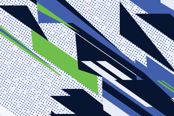 Abstract racing esports background, with diagonal lines, and dotted patterns © Solaiman77