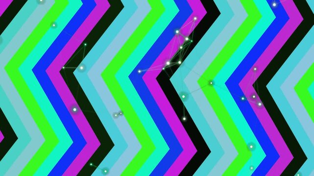 colorful chevron pattern with sparkles