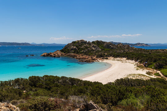 Spiaggia rosa di Budelli. Arcipelago della Maddalena, Sardegna