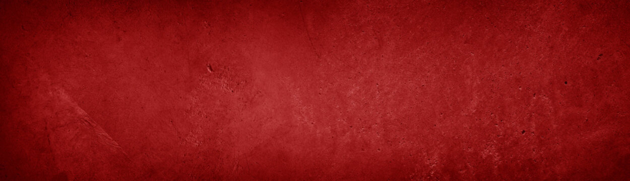 Red textured concrete wall background
