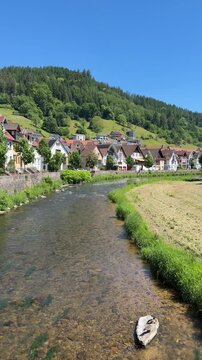 Altstadt, Schiltach im Kinzigtal, Schwarzwald, Deutschland 