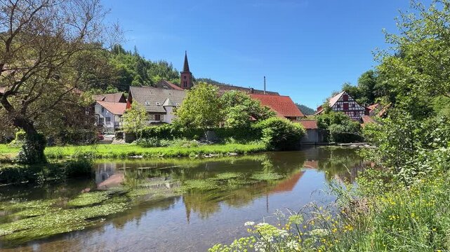 Altstadt, Schiltach im Kinzigtal, Schwarzwald, Deutschland 