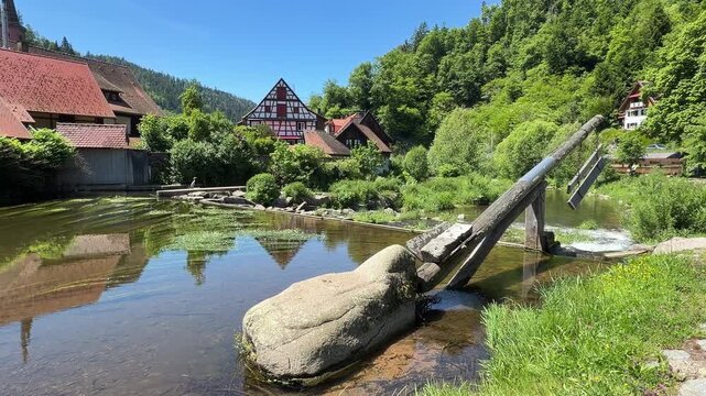 Altstadt, Schiltach im Kinzigtal, Schwarzwald, Deutschland 