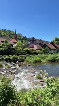 Altstadt, Schiltach im Kinzigtal, Schwarzwald, Deutschland 