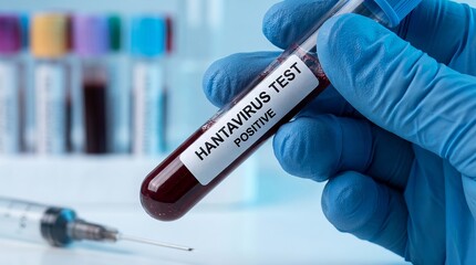 Fototapeta premium Healthcare, virus testing, diagnostics and infectious disease research concept.