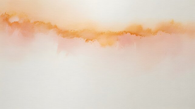 Watercolor wash in shades of peach and rose gold a soft abstract background texture