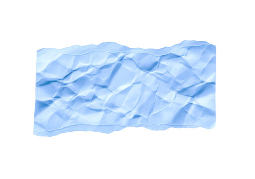 Crinkled blue fabric texture close-up