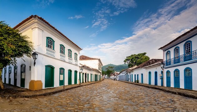 historical centre of paraty in brazil