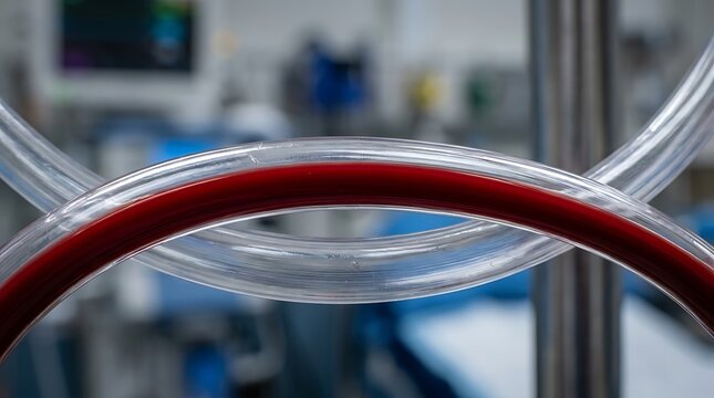 Medical Blood Tubing for Extracorporeal Support in Operating Room