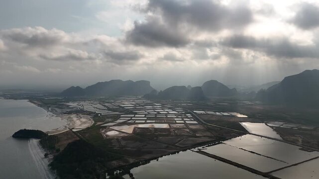 Aerial Drone View Of Khao Sam Roi Yot
Aerial drone footage of Khao Sam Roi Yot National Park wetlands and mountains in Thailand on 19 May 2026.
