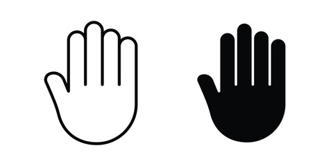 Obraz premium Stop icon