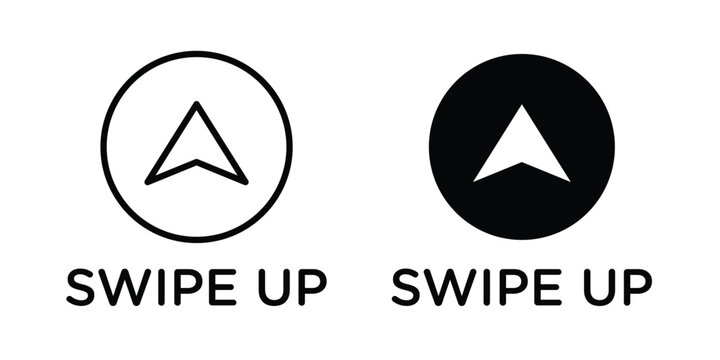 swipe up icon