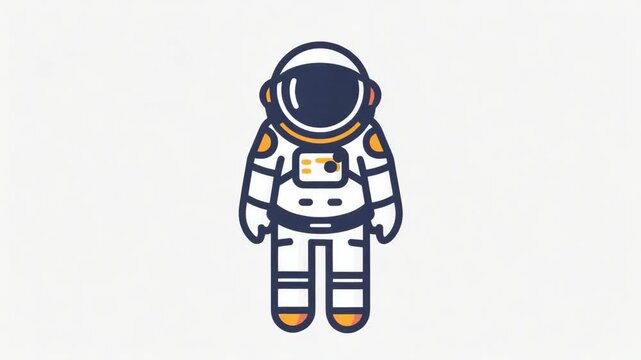 Astronaut Cartoon Character