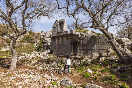 In the ruins of the ancient Termessos