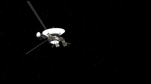 Voyager Coming Close Animation
