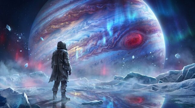 astronaut in space