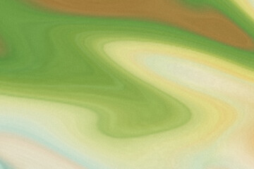 Aerial view of green agricultural fields with farm buildings © lamia