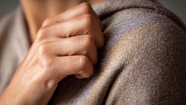 Autism Sensory Sensitivity Itching Irritating Tissue Concept
