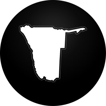 Namibia Country Map Icon