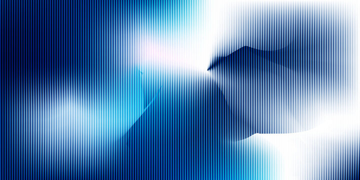 Colorful sound wave lines with bright abstract background