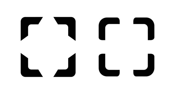 Focus Frame Icons: Target and Capture Corners