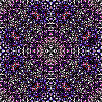 Oriental seamless polygon mandala pattern background design