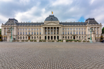 Obraz premium Royal Palace in Brussels, Belgium