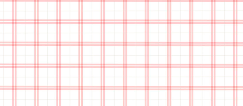 Red plaid background vector illustration.	