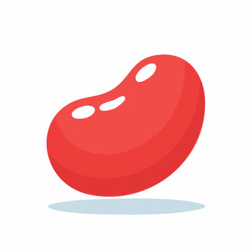 Red Jelly Bean Icon