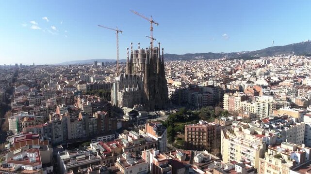 Sagrada Familia Cathedral in Barcelona, Portugal