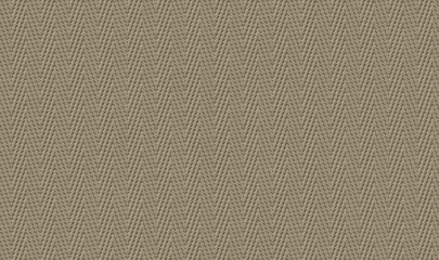 Fototapeta premium Beige Chevron Weave Fabric Texture Seamless Background For Furniture Upholstery