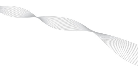Fototapeta premium Elegant white flowing line on a white background, forming a subtle wave pattern, evokes a sense of smooth motion and minimalist design.