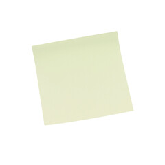 Fototapeta premium Green sticky note clipart