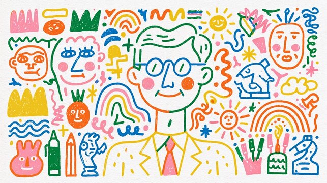 ai creative director concept with futuristic innovation and digital leadership