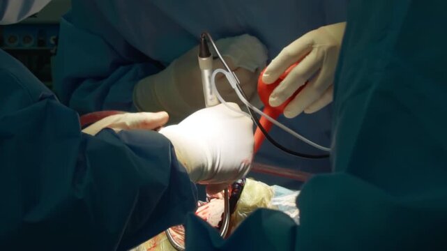  neurosurgery is inspecting brain of patient during trepanation of skull