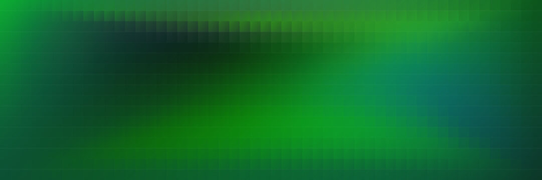 Abstract Green Pixel Grid Background for Digital Technology Concepts and Modern Data Visualization Design