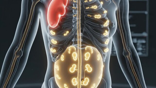 Transparent Human Anatomy Visualization Highlighting Skeletal and Organ Systems for Medical Education and Health Insights