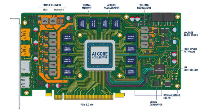 AI Accelerator Card with AI Core
