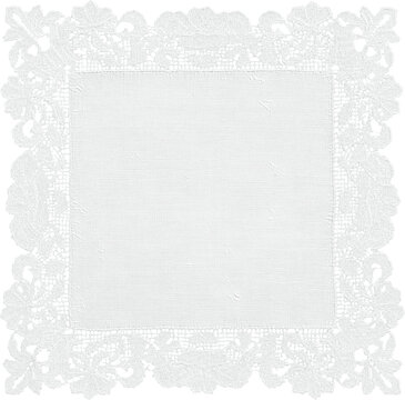 Lacy square frame Lace background Design for background, carpet, wallpaper, clothing, wrapping, Batik, fabric, illustration embroidery