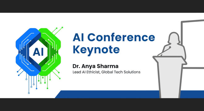 AI Conference Keynote Speaker Dr. Anya Sharma Presents Future Tech
