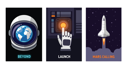 Space exploration concept. Pixel art astronaut helmet. Earth globe inside visor. Digital illustration. © khafid