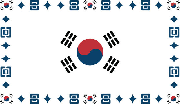 Korea Flag Frame
