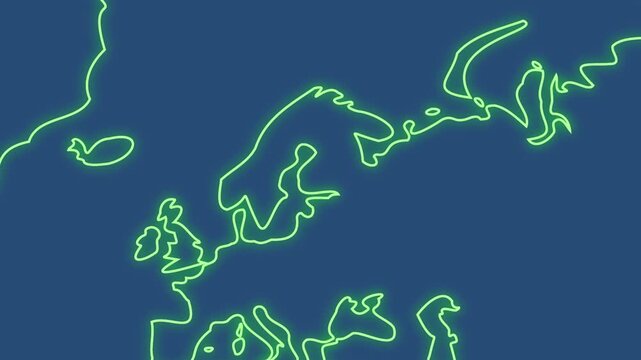 Finland Geographic Focus Expanding from Worldwide Map in Modern Motion Design