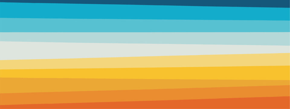 Abstract horizontal stripes gradient background vector