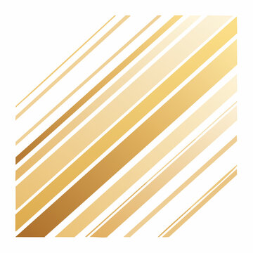 Diagonal Stripes Background in Gold and White Tones