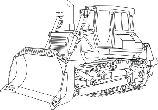 Line drawing of a plow part a moldboard component for farming equipment.