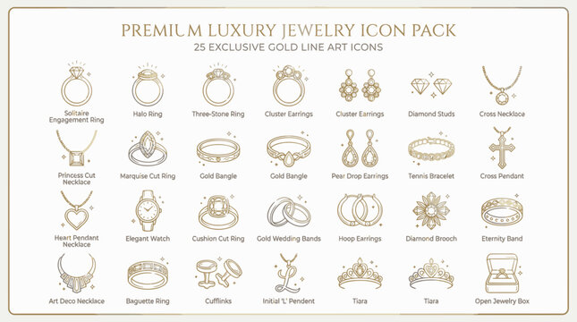 Luxury Jewelry Book Pack Designs.